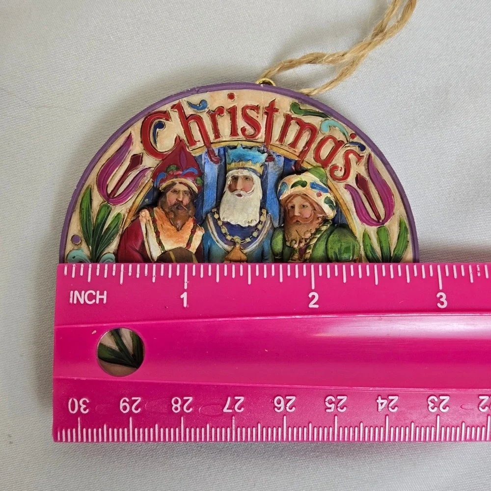 Jim Shore Heartwood Creek 2009 Three Wise Men Christmas Ornament 4013890 2.75